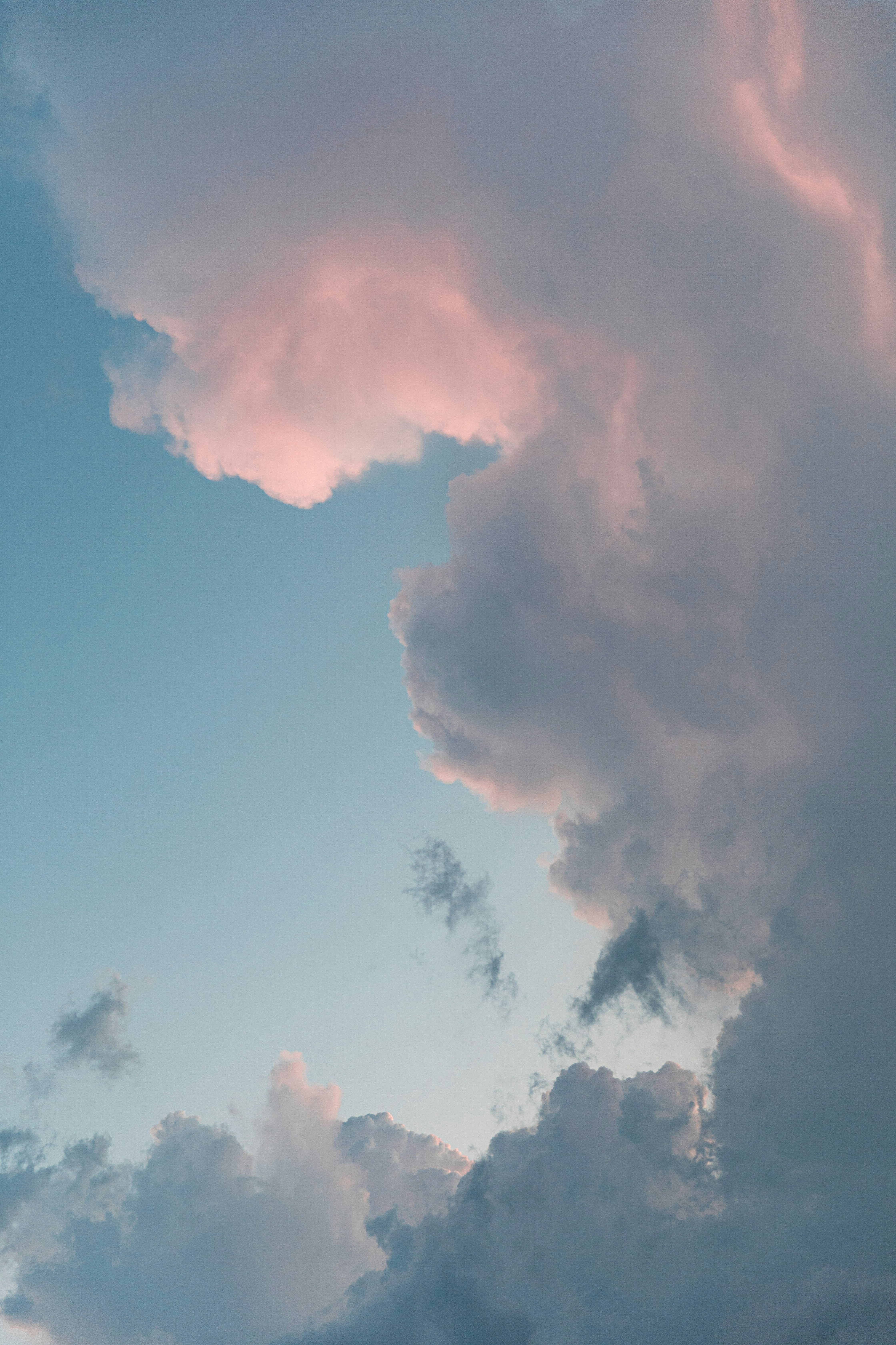 Photograph of clouds in the sky